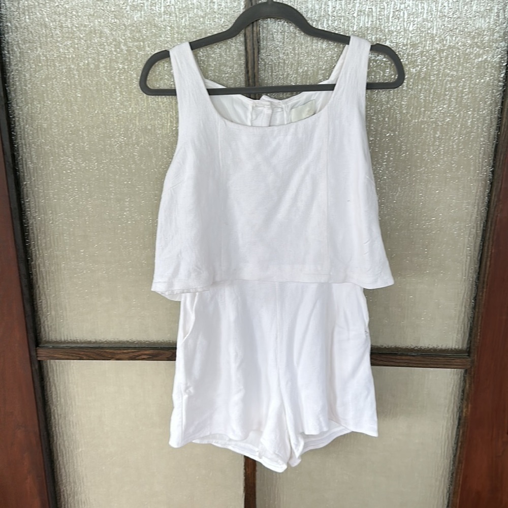 Greylin Ollie Overlay Romper In Size Large Euc - image 3
